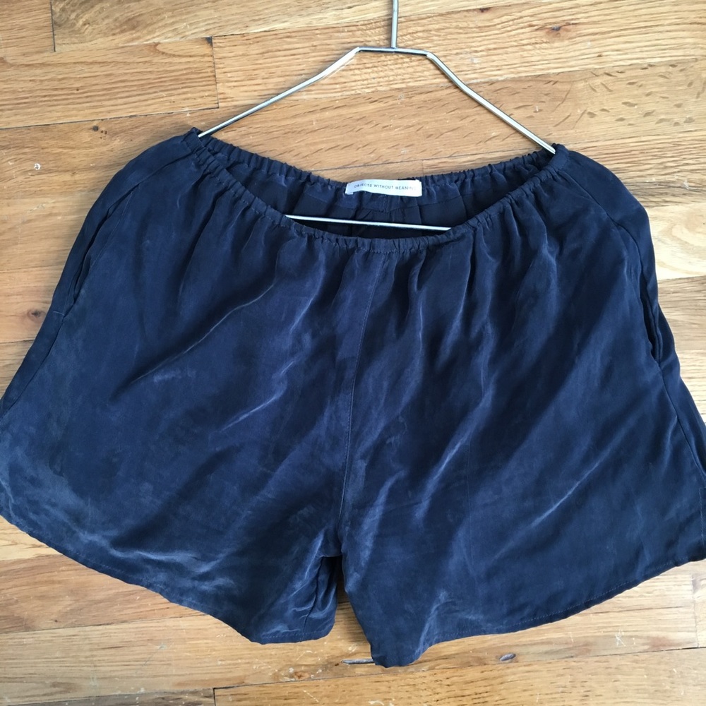Objects Without Meaning velvet shorts